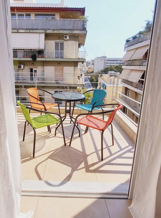 Popart -Spacious 3Rdfl 1Bdr W/Balcony/View Apartment เอเธนส์ ภายนอก รูปภาพ